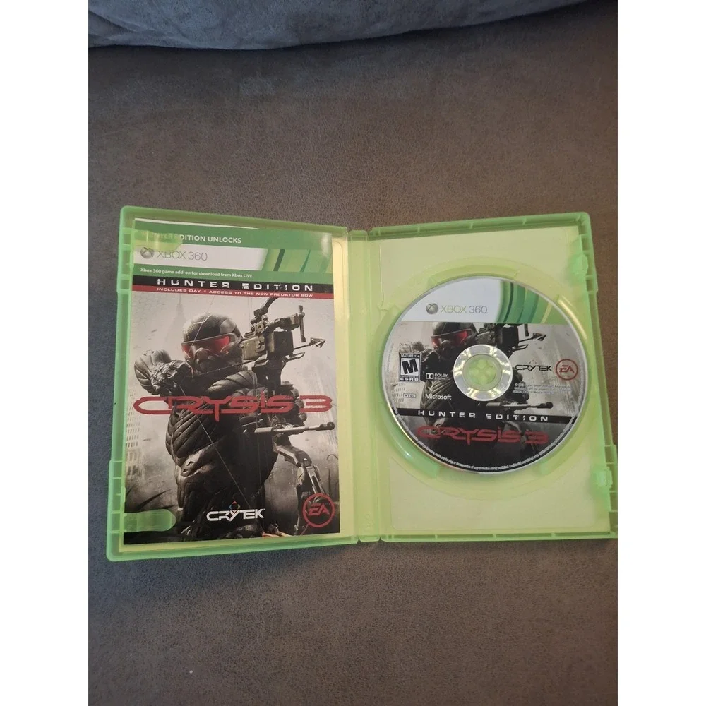 Crysis 3: Hunter Edition (Xbox 360) Complete With Manual CLEAN DISC Horror